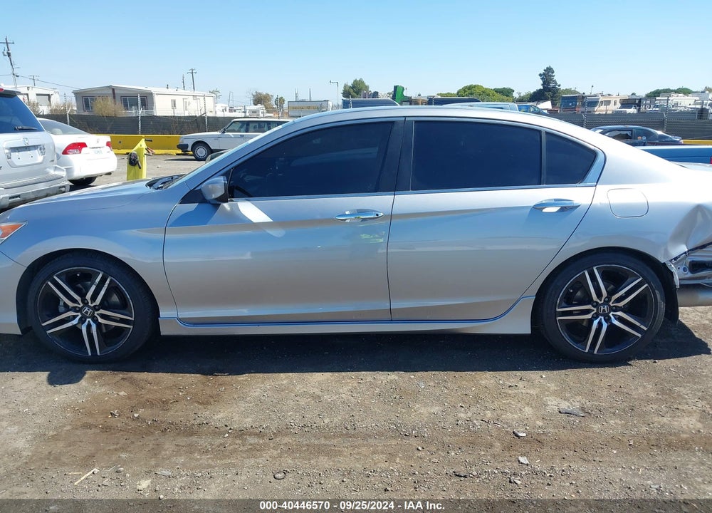 2016 HONDA ACCORD SPORT VIN: 1HGCR2F67GA054346
