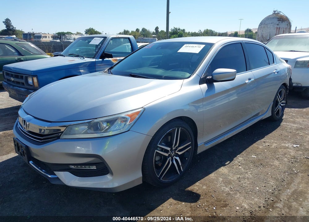 2016 HONDA ACCORD SPORT VIN: 1HGCR2F67GA054346