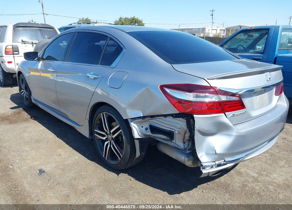 2016 HONDA ACCORD SPORT VIN: 1HGCR2F67GA054346