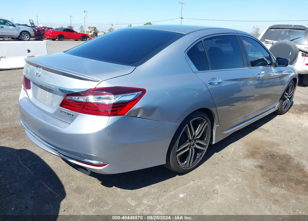 2016 HONDA ACCORD SPORT VIN: 1HGCR2F67GA054346