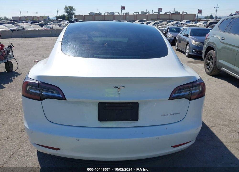 2021 TESLA MODEL 3 LONG RANGE DUAL MOTOR ALL-WHEEL DRIVE VIN: 5YJ3E1EB3MF879516