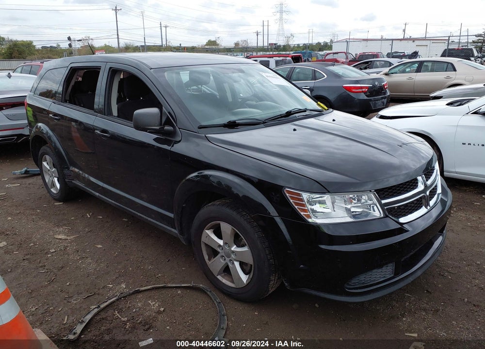 2013 DODGE JOURNEY SE VIN: 3C4PDCAB7DT536716
