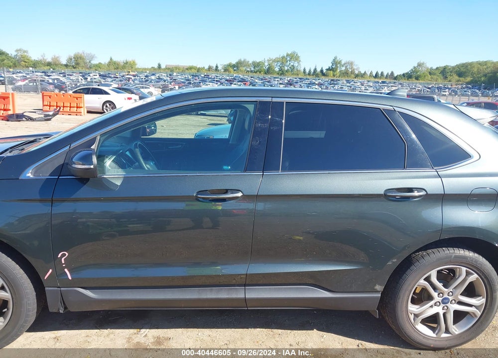 2015 FORD EDGE TITANIUM VIN: 2FMTK4K96FBB01007