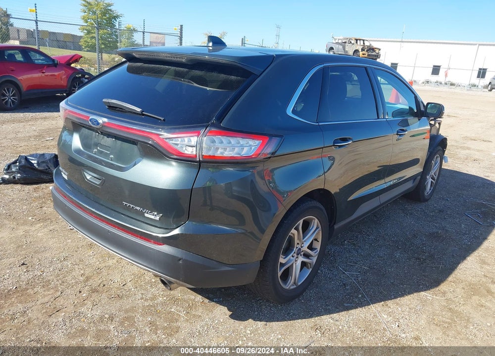 2015 FORD EDGE TITANIUM VIN: 2FMTK4K96FBB01007
