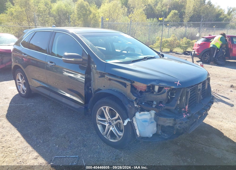 2015 FORD EDGE TITANIUM VIN: 2FMTK4K96FBB01007