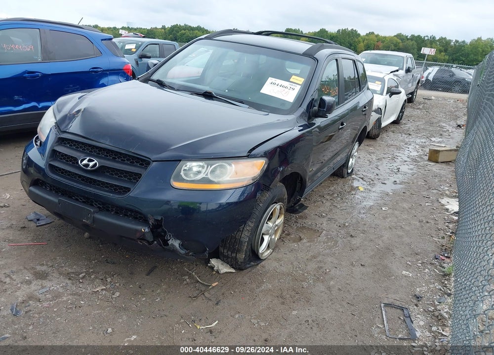 2008 HYUNDAI SANTA FE GLS VIN: 5NMSG73DX8H185102