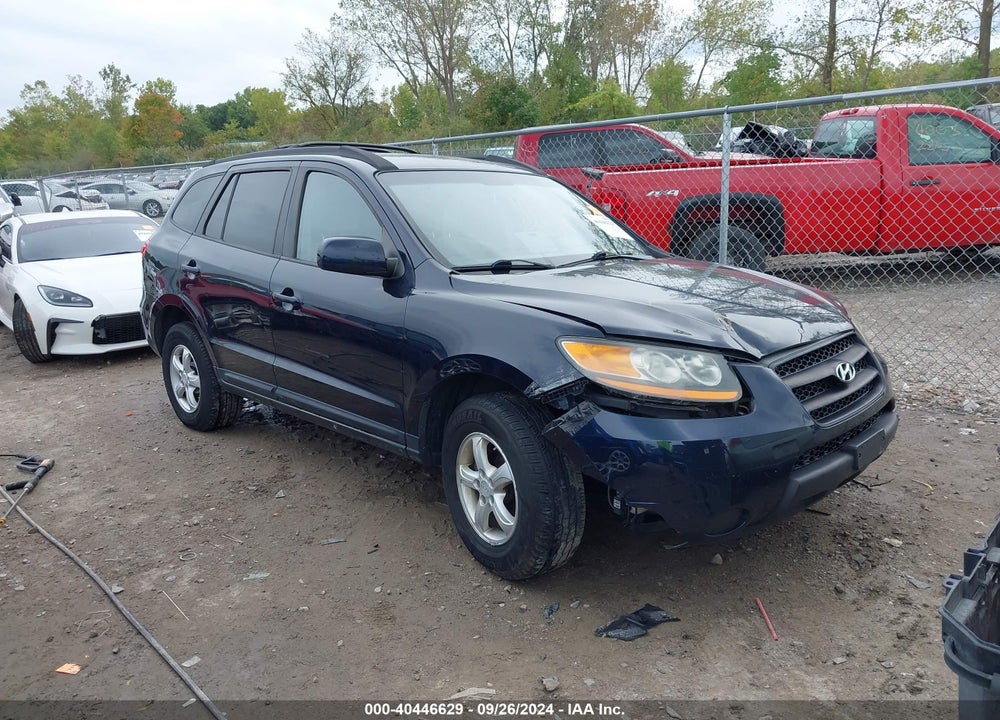 2008 HYUNDAI SANTA FE GLS VIN: 5NMSG73DX8H185102