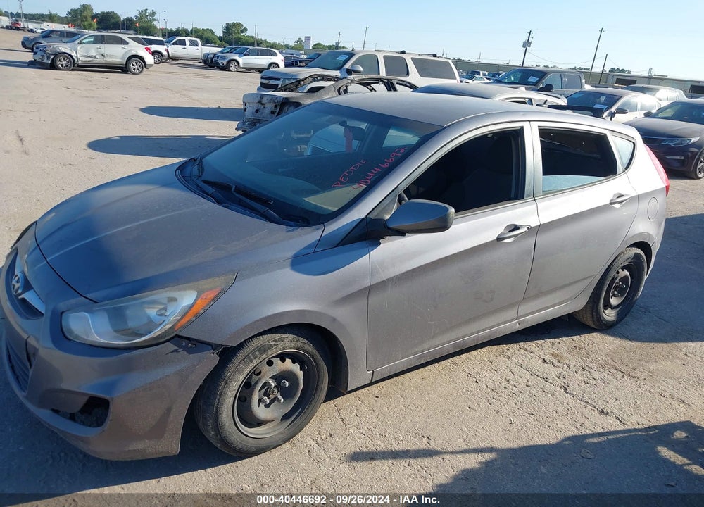 2014 HYUNDAI ACCENT GS VIN: KMHCT5AE7EU151392