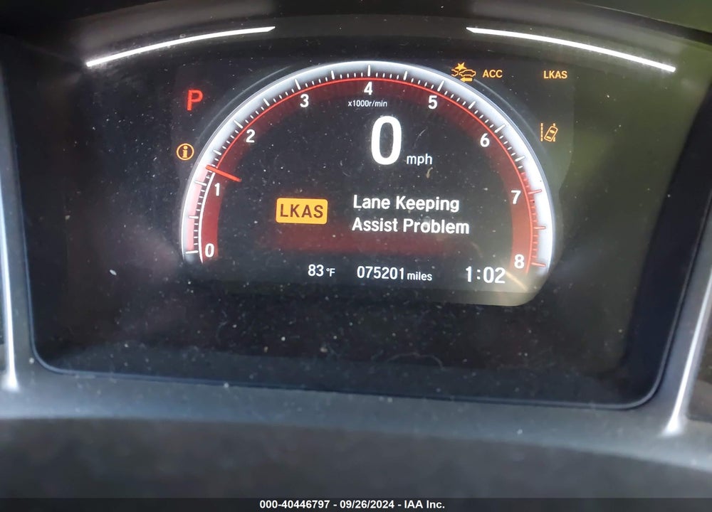 2019 HONDA CIVIC SPORT VIN: 19XFC2F86KE210087