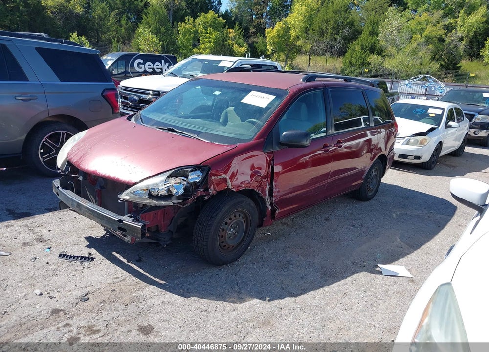 2009 TOYOTA SIENNA LE VIN: 5TDZK23C59S243803