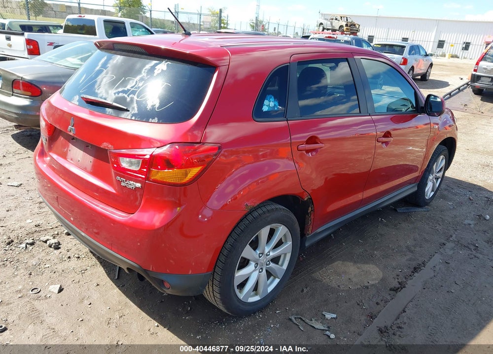 2013 MITSUBISHI OUTLANDER SPORT ES VIN: 4A4AP3AU4DE008090