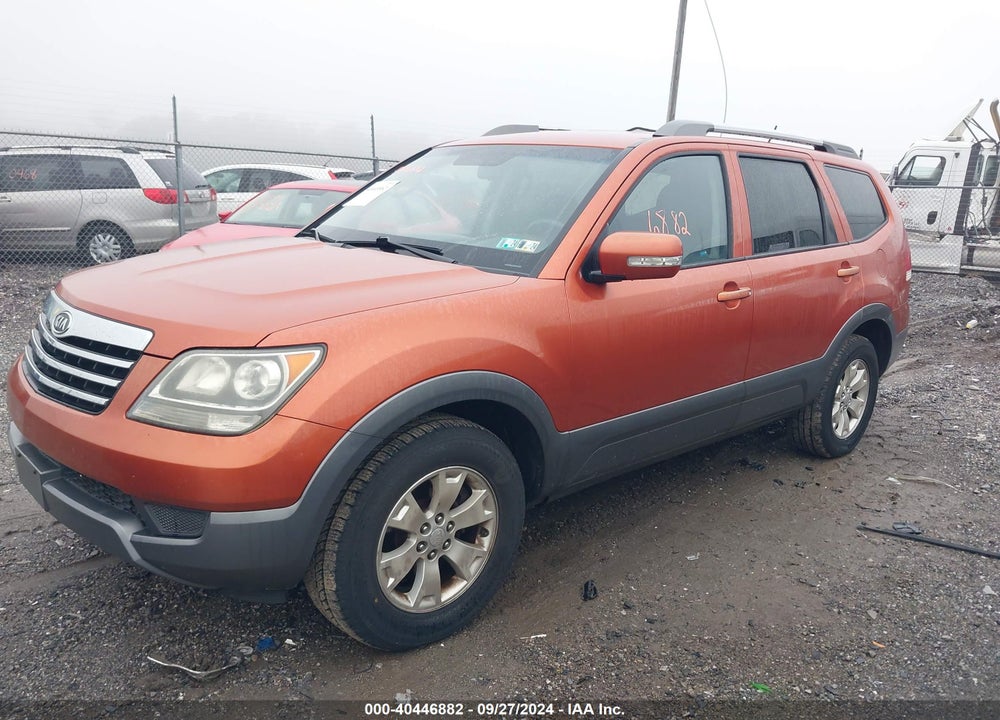 2009 KIA BORREGO LX V6 VIN: KNDJH741595028529