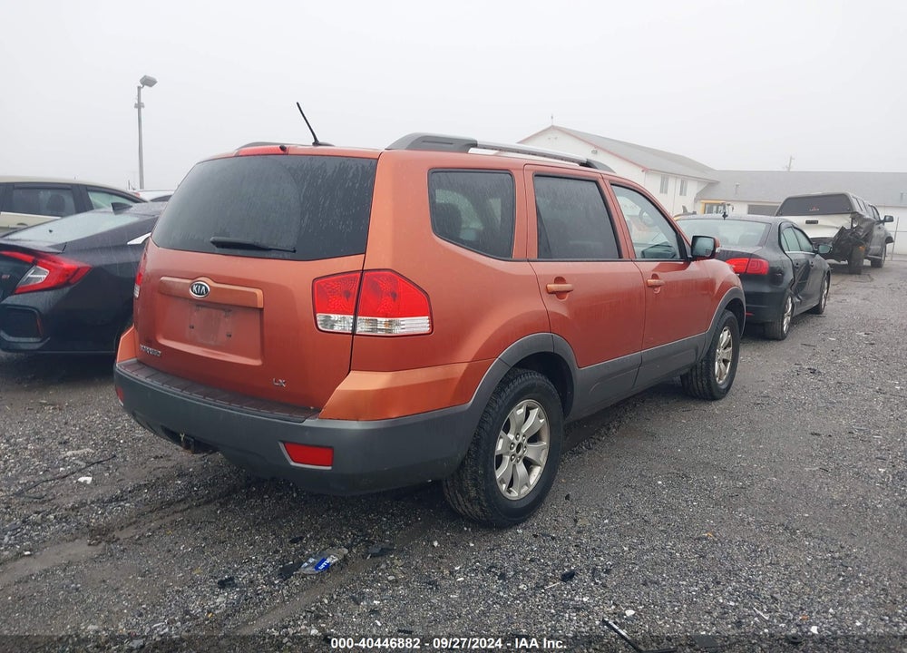 2009 KIA BORREGO LX V6 VIN: KNDJH741595028529