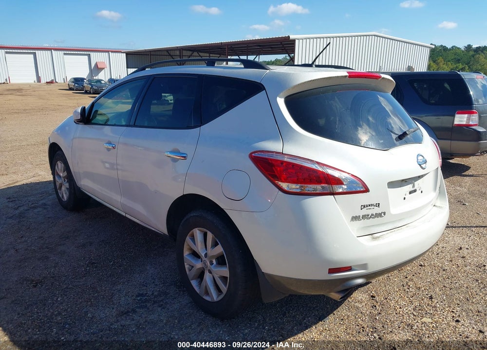 2014 NISSAN MURANO SL VIN: JN8AZ1MU2EW402124