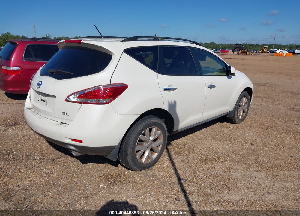 2014 NISSAN MURANO SL VIN: JN8AZ1MU2EW402124