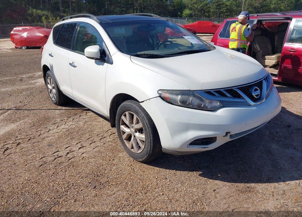 2014 NISSAN MURANO SL VIN: JN8AZ1MU2EW402124