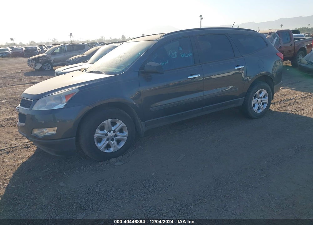 2012 CHEVROLET TRAVERSE LS VIN: 1GNKRFED6CJ360196