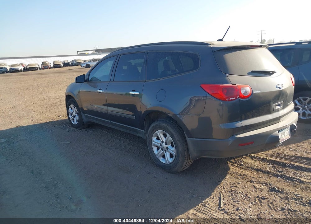 2012 CHEVROLET TRAVERSE LS VIN: 1GNKRFED6CJ360196
