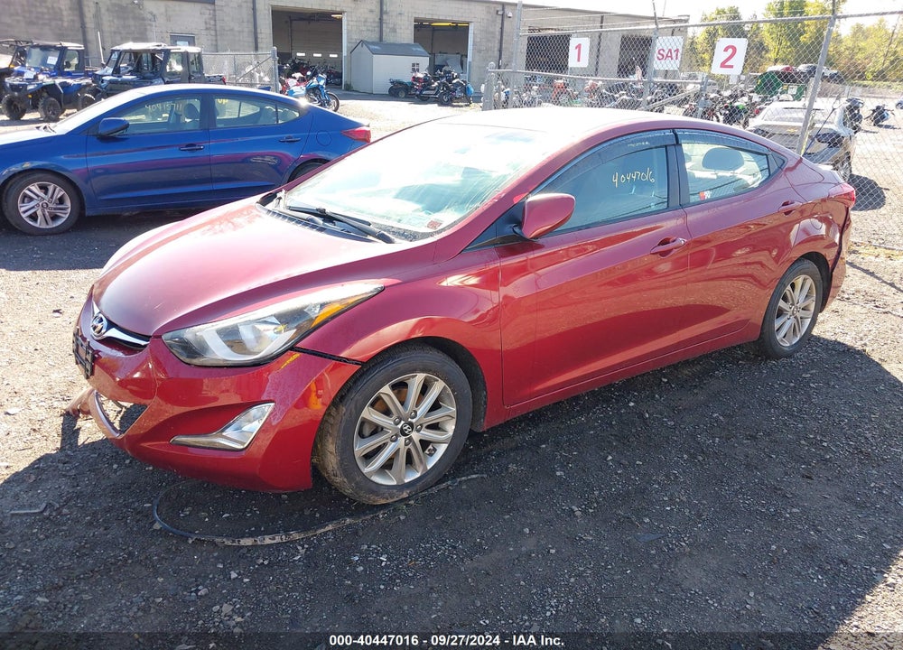 2016 HYUNDAI ELANTRA SE VIN: 5NPDH4AE4GH669591