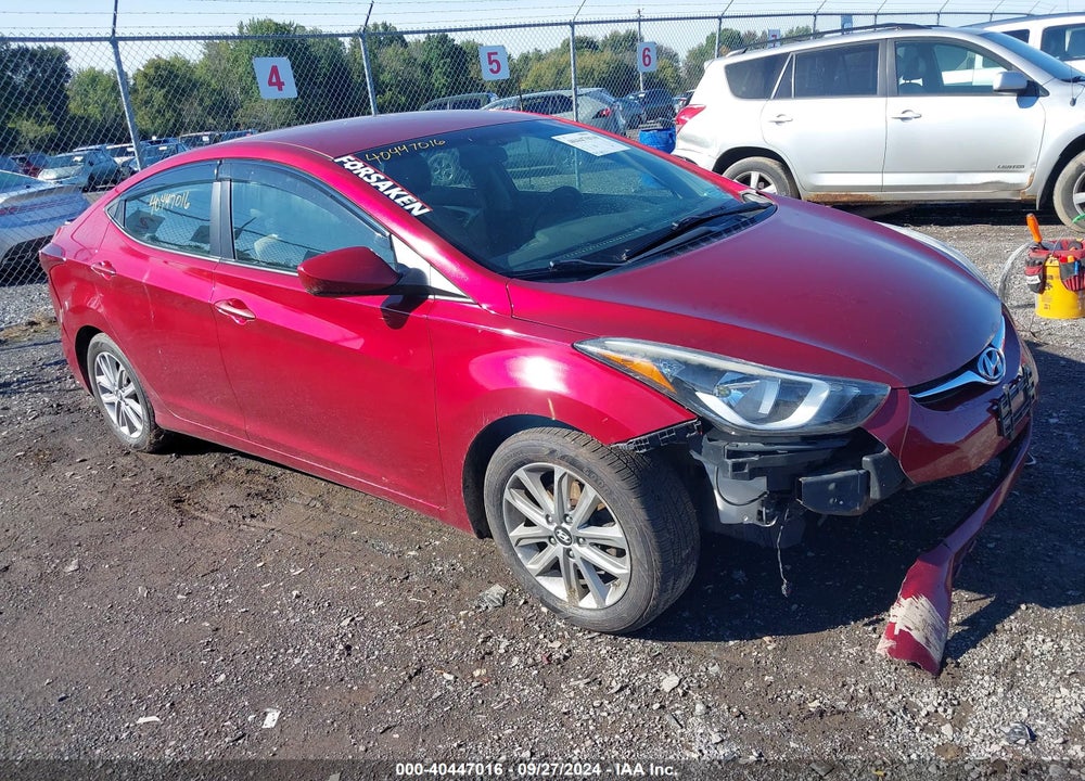 2016 HYUNDAI ELANTRA SE VIN: 5NPDH4AE4GH669591