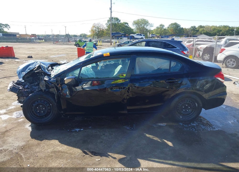 2015 HONDA CIVIC LX VIN: 19XFB2F50FE100666