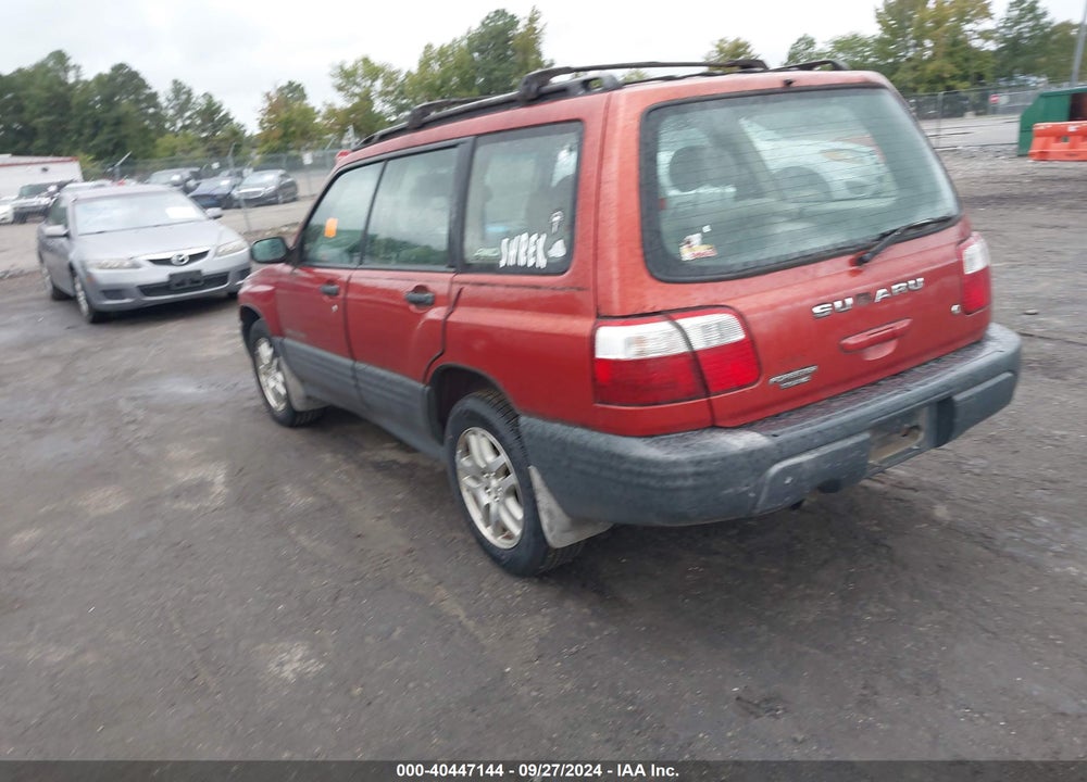 2001 SUBARU FORESTER L VIN: JF1SF63511H722619