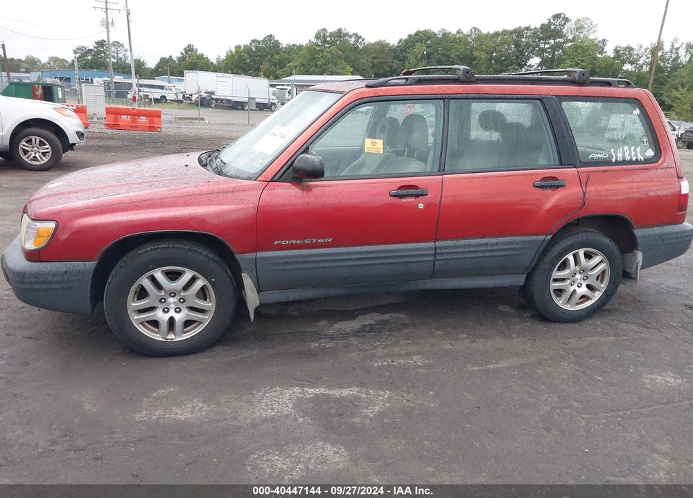2001 SUBARU FORESTER L VIN: JF1SF63511H722619