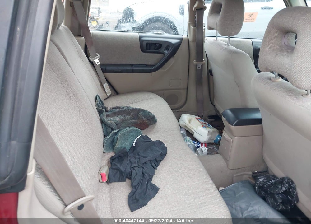 2001 SUBARU FORESTER L VIN: JF1SF63511H722619