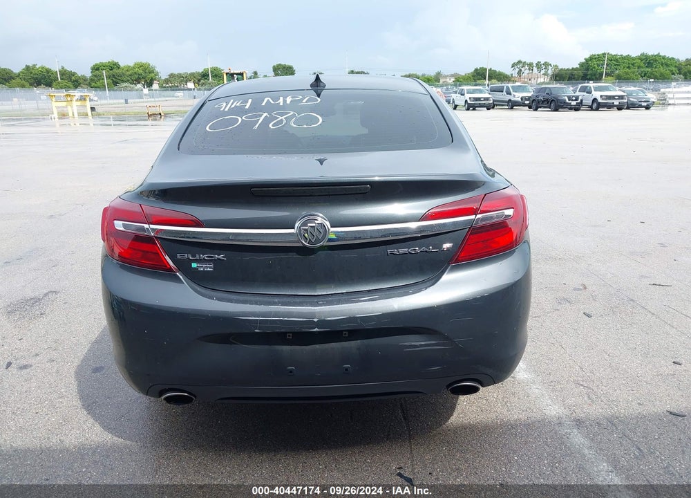 2016 REGAL BUICK  TURBO VIN: 2G4GK5EX3G9160980