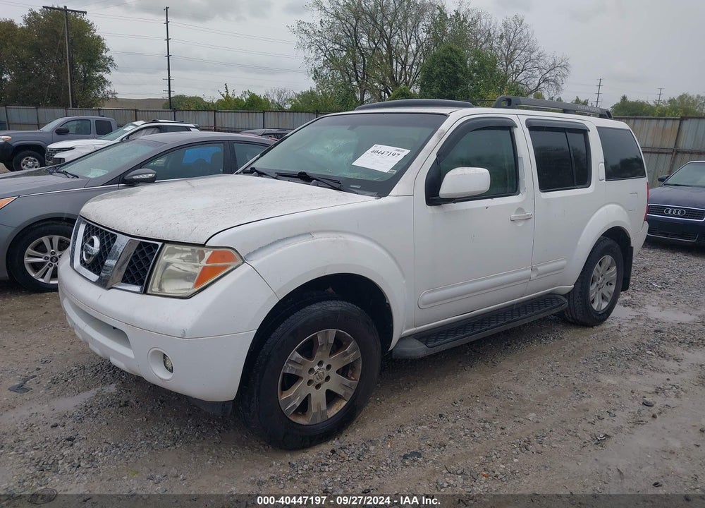 2005 NISSAN PATHFINDER LE VIN: 5N1AR18W35C725750