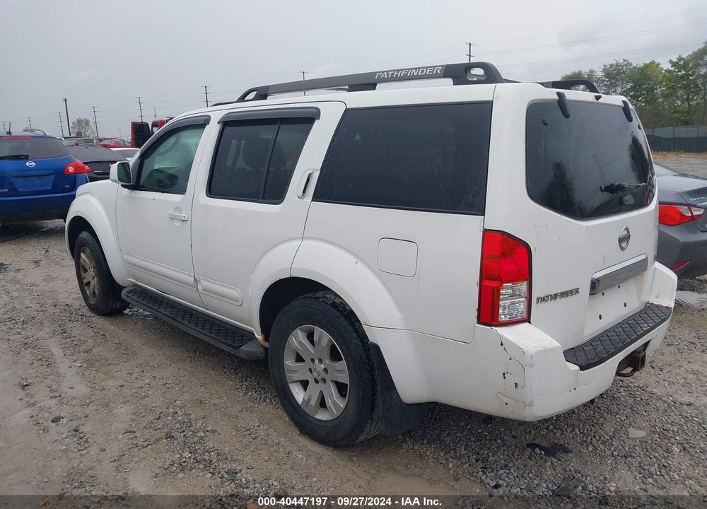 2005 NISSAN PATHFINDER LE VIN: 5N1AR18W35C725750