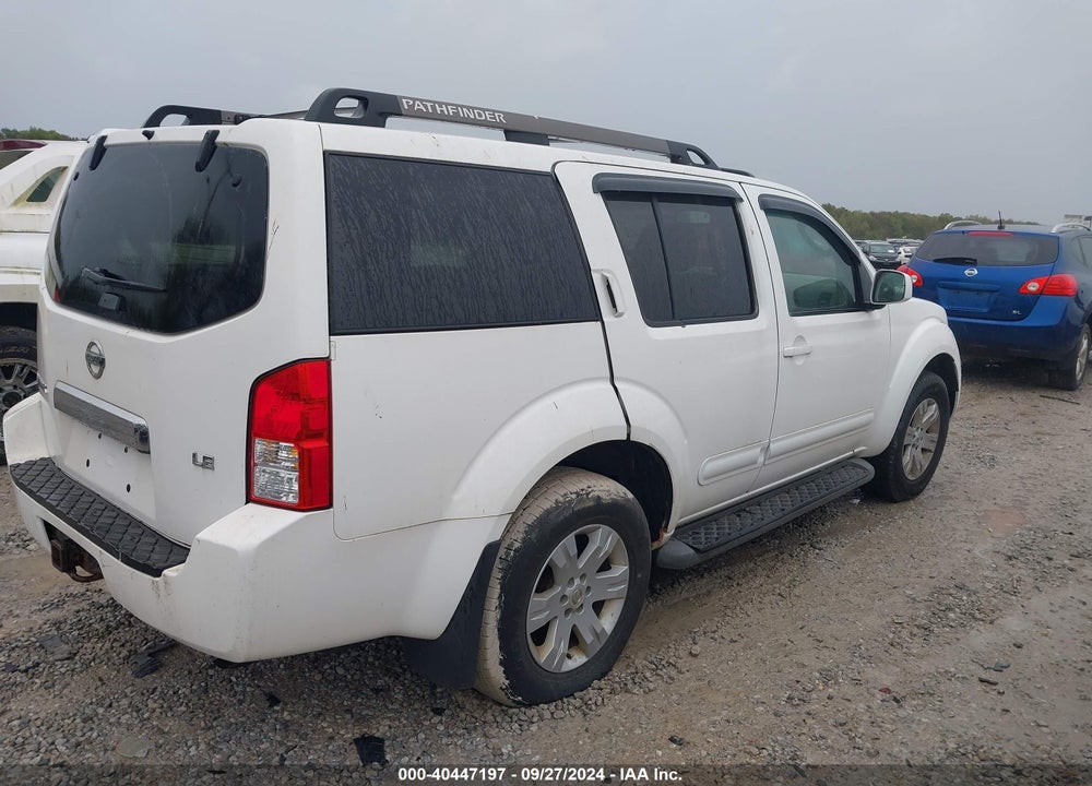 2005 NISSAN PATHFINDER LE VIN: 5N1AR18W35C725750