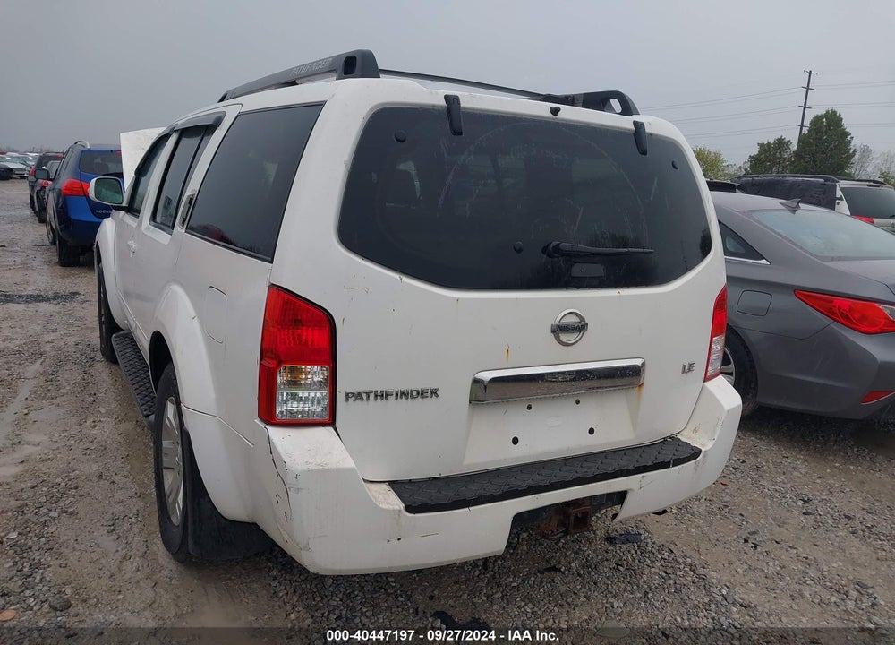 2005 NISSAN PATHFINDER LE VIN: 5N1AR18W35C725750