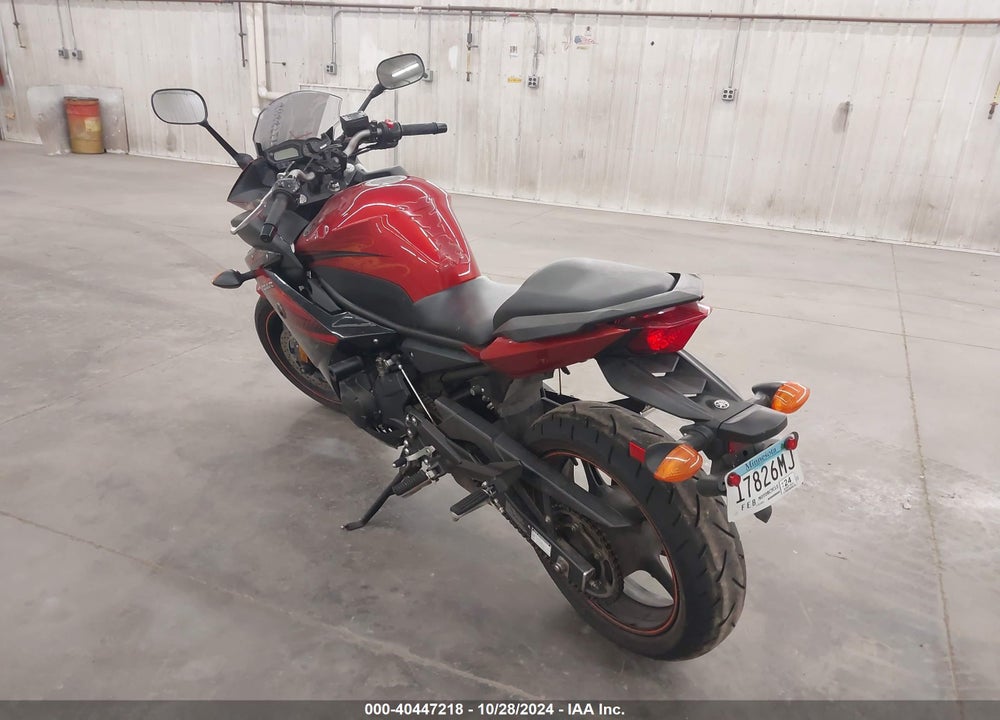 2011 YAMAHA FZ6 R VIN: JYARJ18E5BA007044