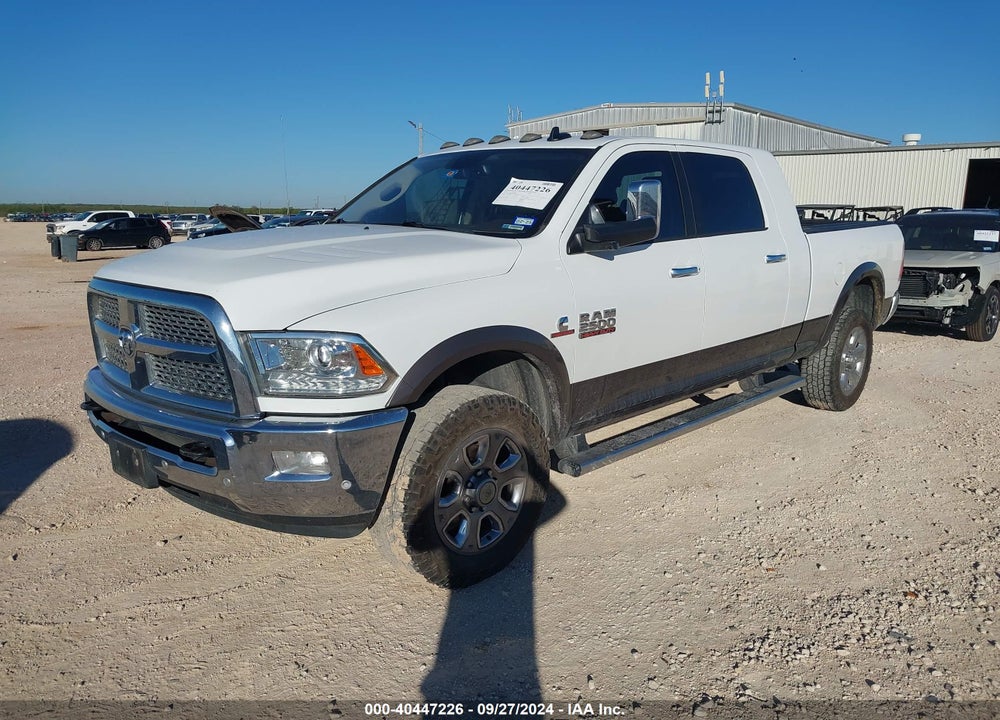 2018 RAM 2500 LAIE MEGA CAB 4X4 6'4 BOX VIN: 3C6UR5NL0JG327798