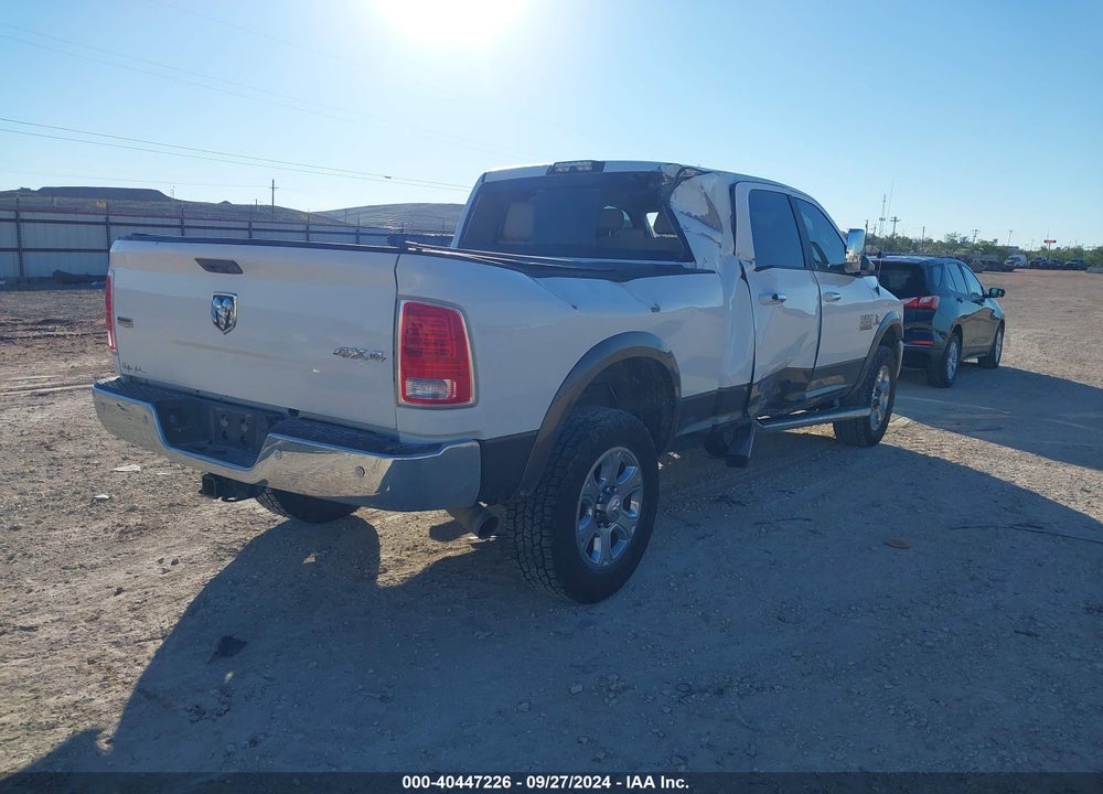 2018 RAM 2500 LAIE MEGA CAB 4X4 6'4 BOX VIN: 3C6UR5NL0JG327798