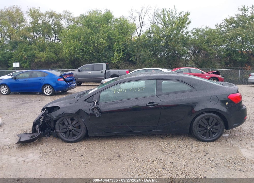 2014 KIA FORTE KOUP EX VIN: KNAFX6A88E5209670