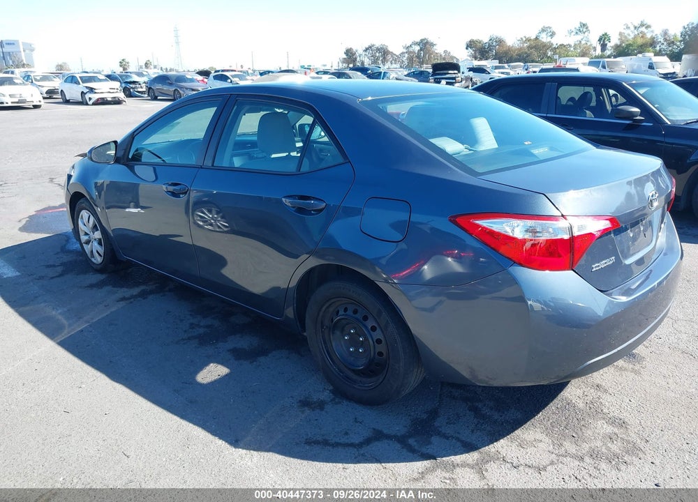 2016 TOYOTA COROLLA LE VIN: 2T1BURHE2GC670134