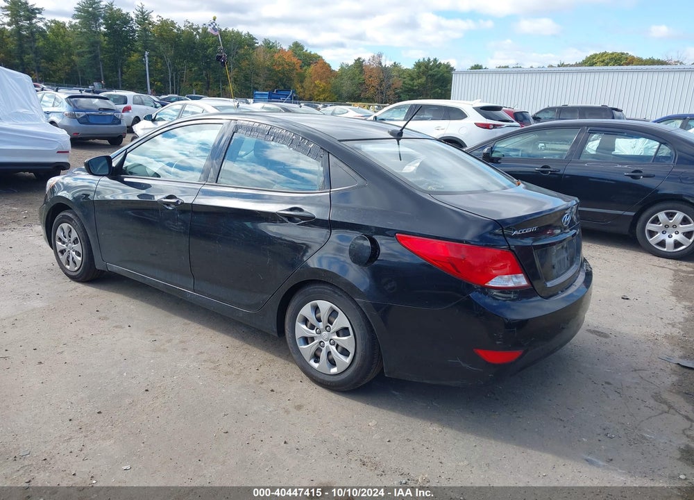 2017 HYUNDAI ACCENT SE VIN: KMHCT4AEXHU287434
