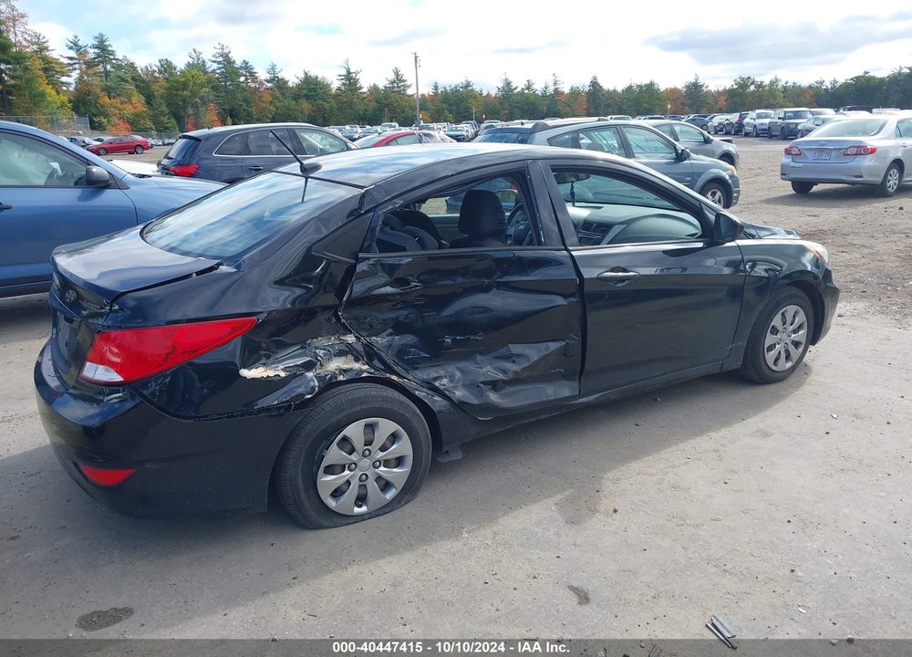2017 HYUNDAI ACCENT SE VIN: KMHCT4AEXHU287434