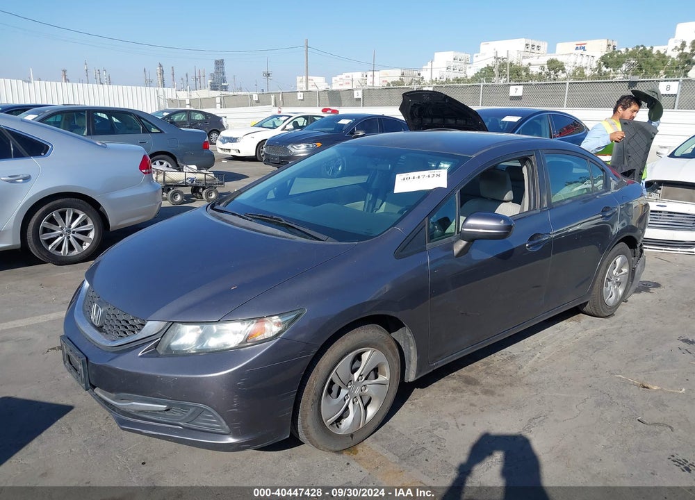 2014 HONDA CIVIC LX VIN: 2HGFB2F58EH501838