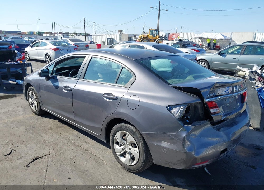 2014 HONDA CIVIC LX VIN: 2HGFB2F58EH501838