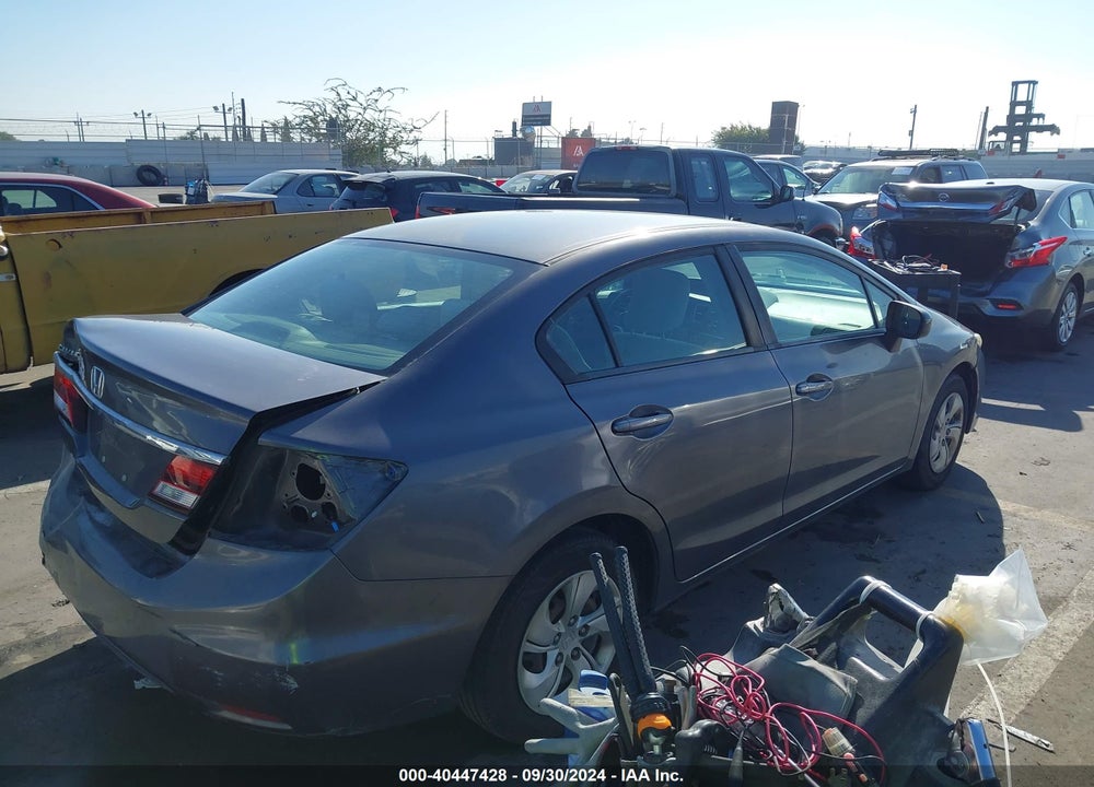 2014 HONDA CIVIC LX VIN: 2HGFB2F58EH501838