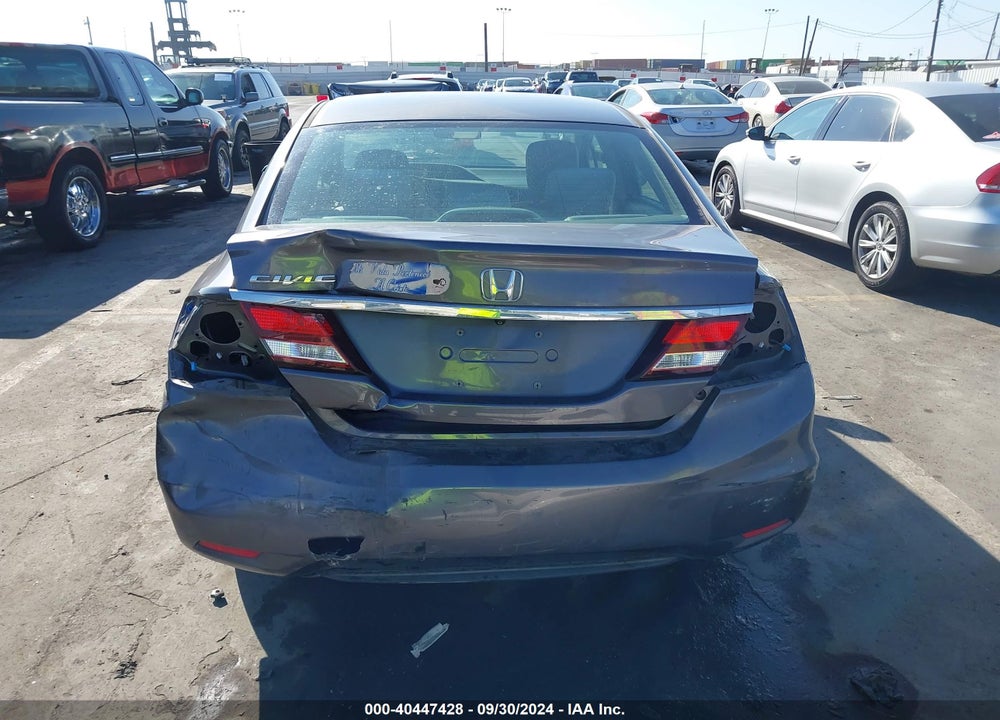 2014 HONDA CIVIC LX VIN: 2HGFB2F58EH501838