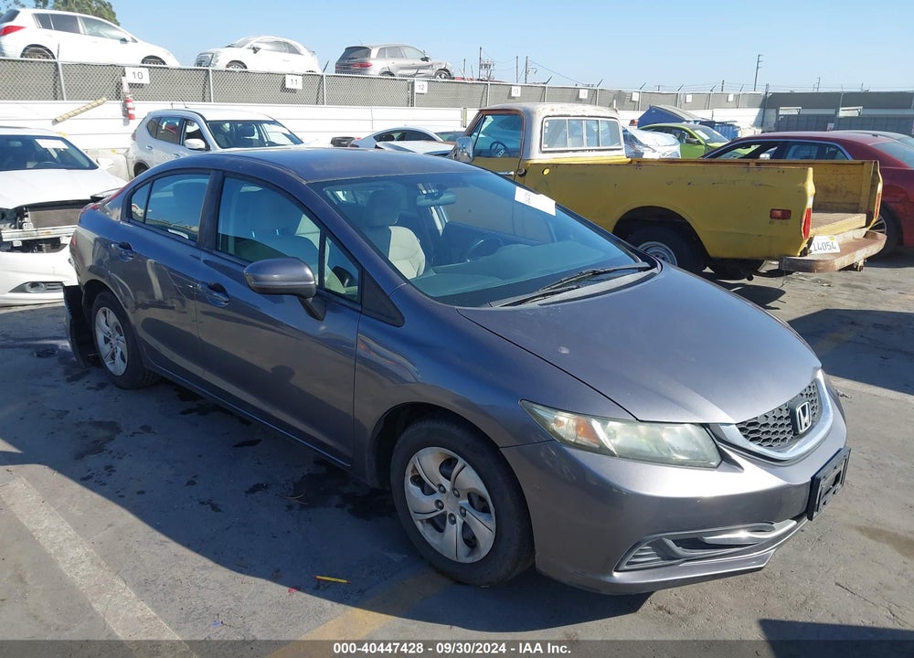 2014 HONDA CIVIC LX VIN: 2HGFB2F58EH501838