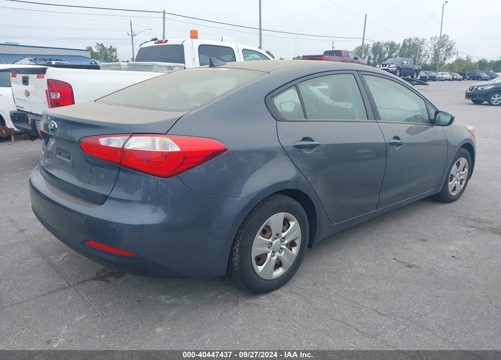 2016 KIA FORTE LX VIN: KNAFK4A61G5510429