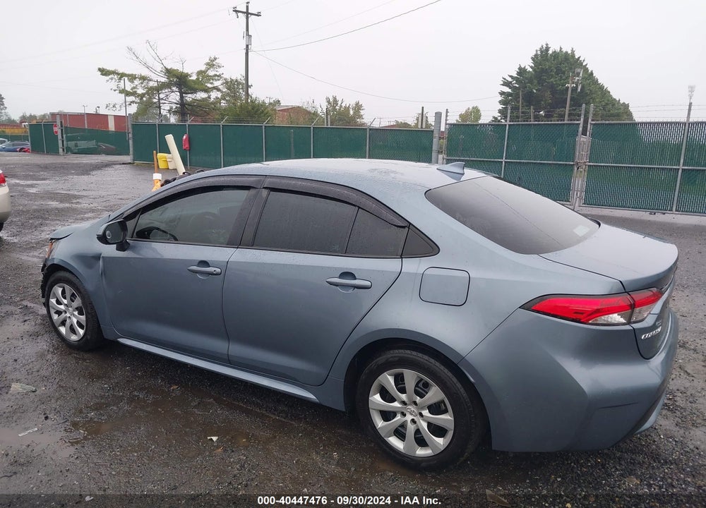 2021 TOYOTA COROLLA LE VIN: 5YFEPMAE0MP184032