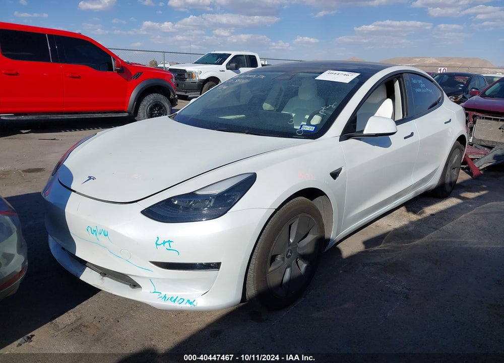 2023 TESLA MODEL 3 LONG RANGE DUAL MOTOR ALL-WHEEL DRIVE VIN: 5YJ3E1EB9PF675730