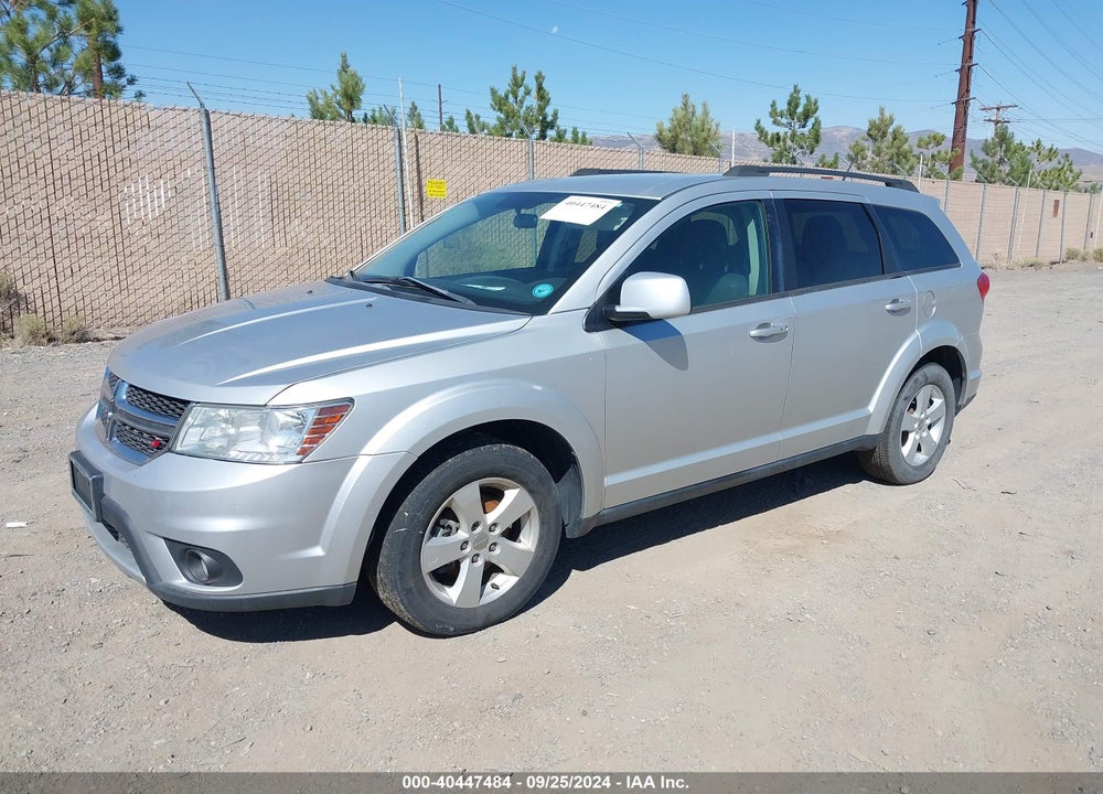 2012 DODGE JOURNEY SXT VIN: 3C4PDDBG7CT298400