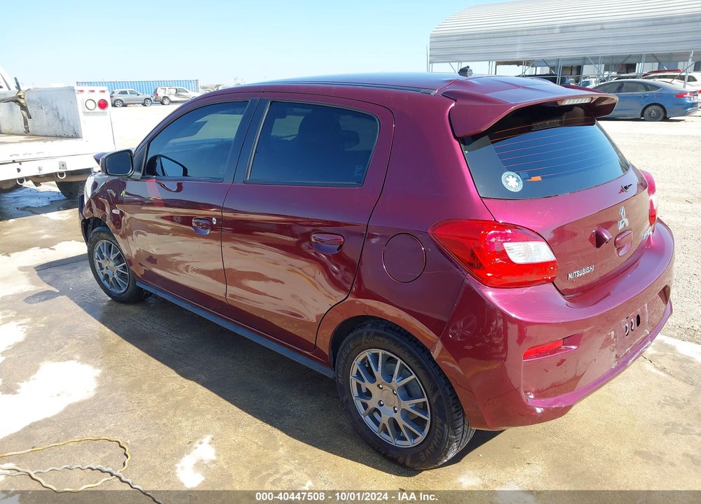 2018 MITSUBISHI MIRAGE ES VIN: ML32A3HJ8JH011693